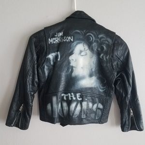 The Doors . Bike leather jacket for kid